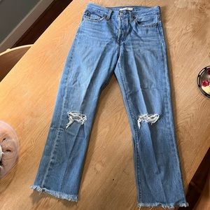 Levi wedgie straight size 26